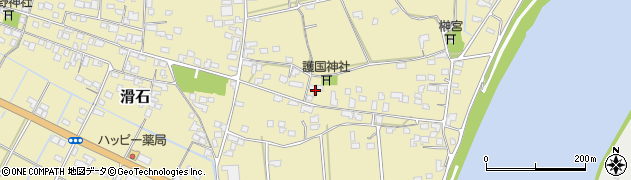 熊本県玉名市滑石1977周辺の地図