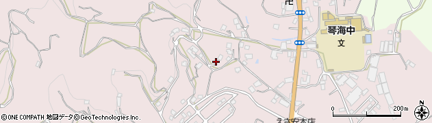 長崎県長崎市琴海戸根町1206周辺の地図
