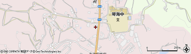長崎県長崎市琴海戸根町1236周辺の地図
