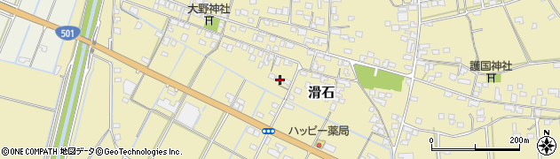 熊本県玉名市滑石1400周辺の地図