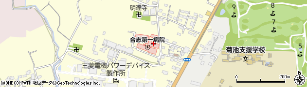 熊本県合志市御代志813周辺の地図