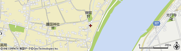 熊本県玉名市滑石1888周辺の地図