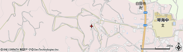 長崎県長崎市琴海戸根町1308周辺の地図