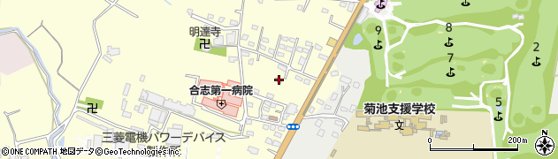 熊本県合志市御代志818周辺の地図