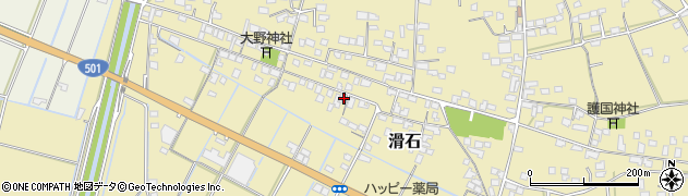 熊本県玉名市滑石1407周辺の地図