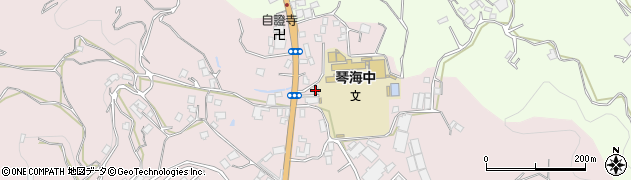 長崎県長崎市琴海戸根町1077周辺の地図