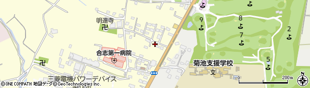 熊本県合志市御代志819周辺の地図
