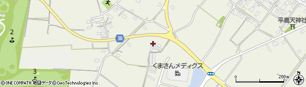 熊本県合志市栄3429周辺の地図