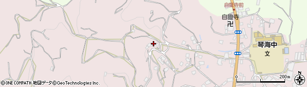 長崎県長崎市琴海戸根町1306周辺の地図