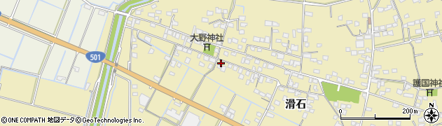 熊本県玉名市滑石1418周辺の地図