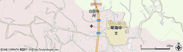 長崎県長崎市琴海戸根町1107周辺の地図