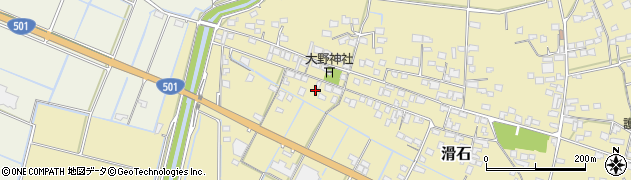 熊本県玉名市滑石1378周辺の地図
