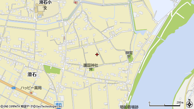 〒865-0056 熊本県玉名市滑石の地図