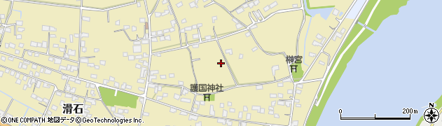 熊本県玉名市滑石周辺の地図