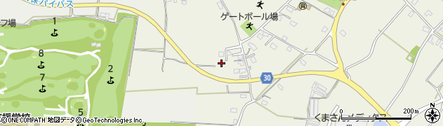 熊本県合志市栄2254周辺の地図