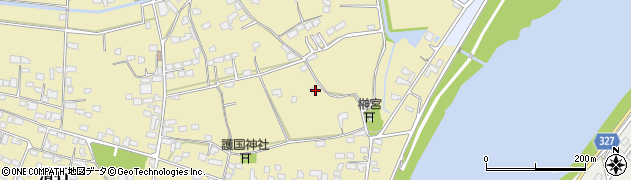 熊本県玉名市滑石1721周辺の地図