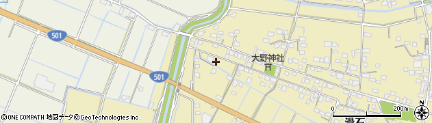 熊本県玉名市滑石1362周辺の地図