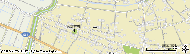 熊本県玉名市滑石1457周辺の地図