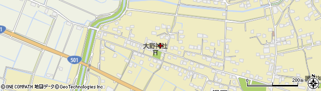 熊本県玉名市滑石1332周辺の地図