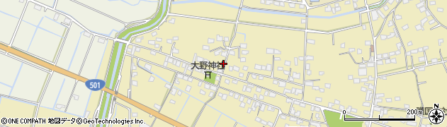 熊本県玉名市滑石1331周辺の地図