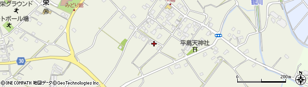 熊本県合志市栄3401周辺の地図