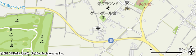 熊本県合志市栄2251周辺の地図