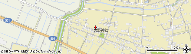 熊本県玉名市滑石1338周辺の地図