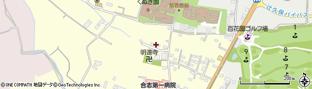 熊本県合志市御代志734周辺の地図