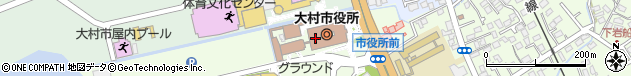 長崎県大村市周辺の地図