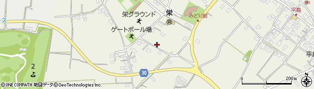 熊本県合志市栄2359周辺の地図