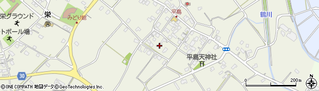熊本県合志市栄3233周辺の地図