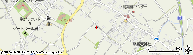 熊本県合志市栄3357周辺の地図
