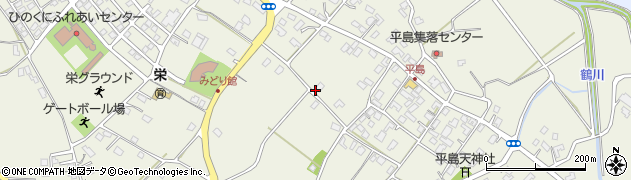 熊本県合志市栄3363周辺の地図