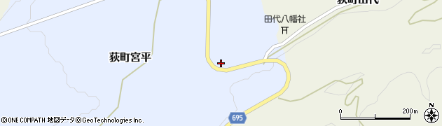 大分県竹田市荻町宮平3752周辺の地図