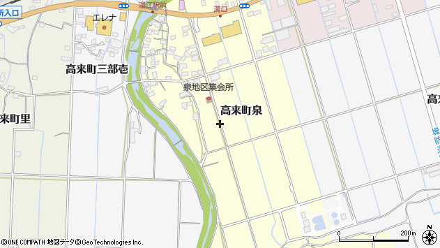〒859-0121 長崎県諫早市高来町泉の地図