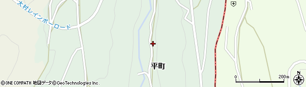 長崎県大村市平町2018周辺の地図