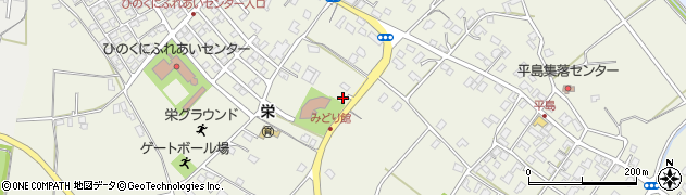 熊本県合志市栄2374周辺の地図