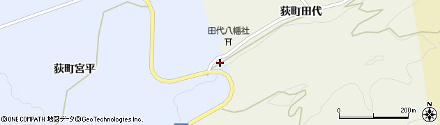 大分県竹田市荻町宮平3743-2周辺の地図