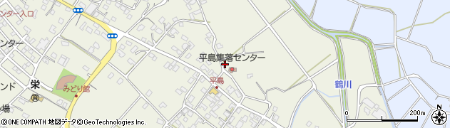 熊本県合志市栄2828周辺の地図
