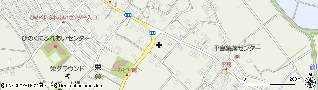 熊本県合志市栄3306周辺の地図