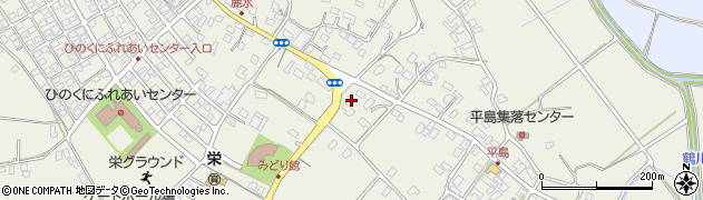 熊本県合志市栄3304周辺の地図
