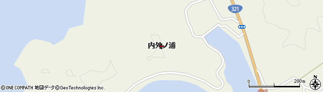 高知県宿毛市小筑紫町（内外ノ浦）周辺の地図