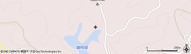 長崎県民の森周辺の地図