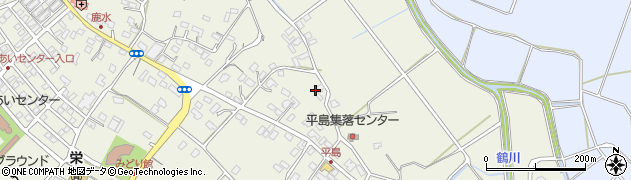 熊本県合志市栄3261周辺の地図