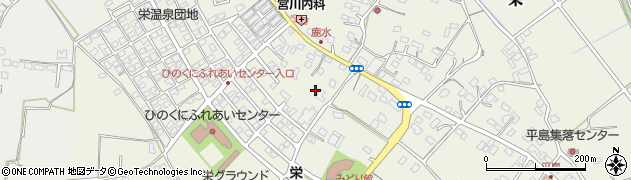 熊本県合志市栄2326周辺の地図