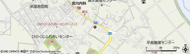 熊本県合志市栄2344周辺の地図