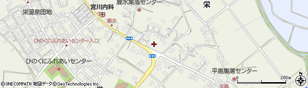熊本県合志市栄2383周辺の地図