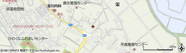 熊本県合志市栄2386周辺の地図