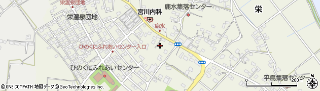 熊本県合志市栄2328周辺の地図