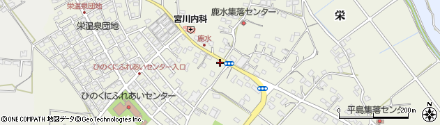 熊本県合志市栄2343周辺の地図